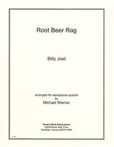 Root Beer Rag SATB Sax Quartet cover